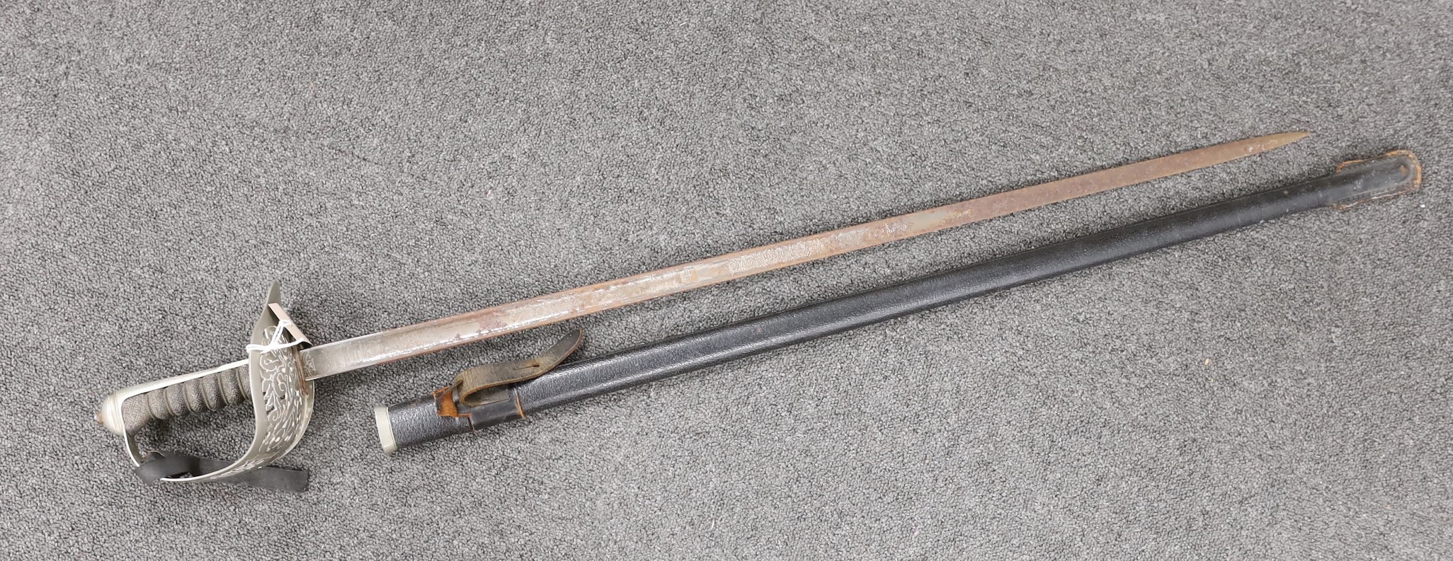 An Elizabeth II army officer’s dress sword